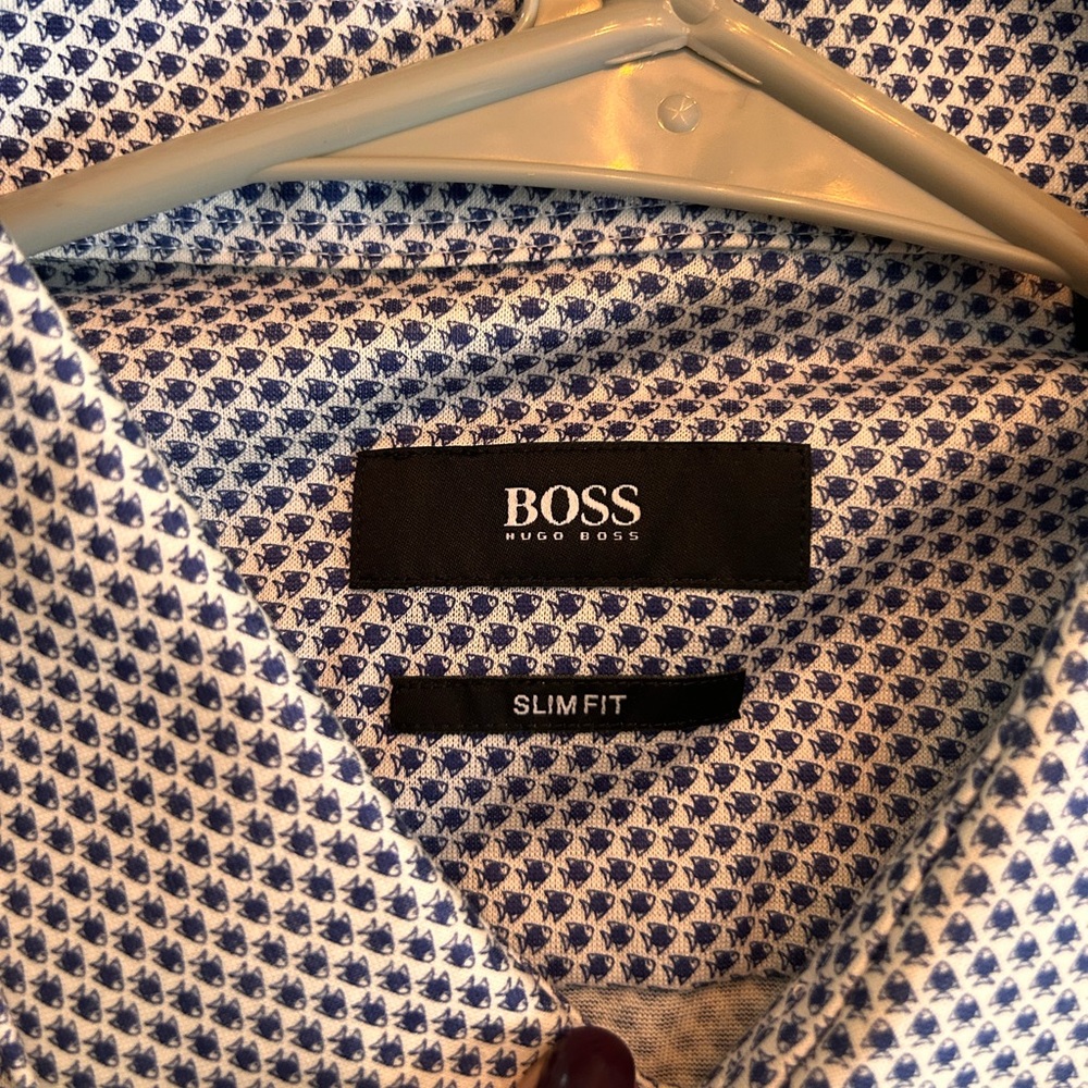 Hugo Boss slim fit with small mark